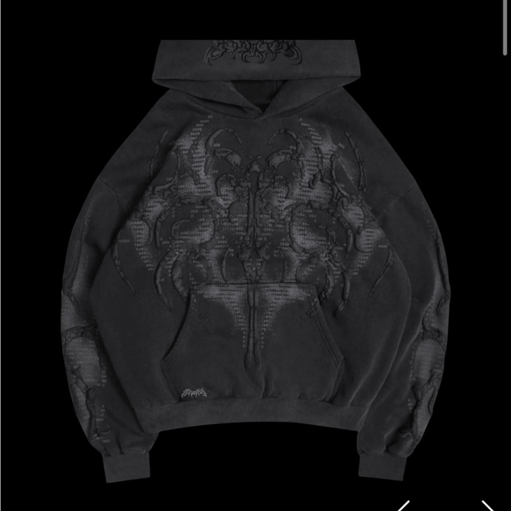 NWOT Y2K INSPIRED EUPHORIA PUFF PRINT
HOODIE AND SWEAT PANTS WASHED CHARCOAL